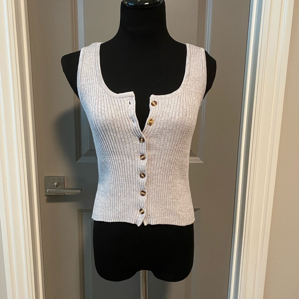 Knit tank top